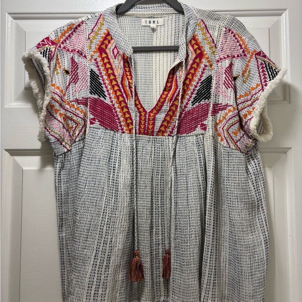 THML Multicolor Embroidered Top